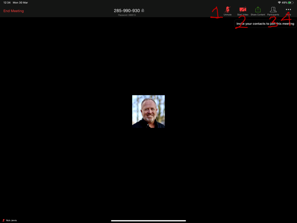 Attending a Zoom Meeting from Your IPad, IPad Pro or Iphone