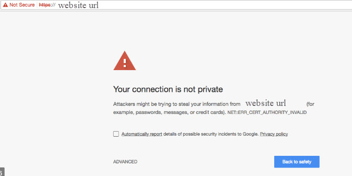 Google HTTPS Your Connection Is Not Private Message And What It Means